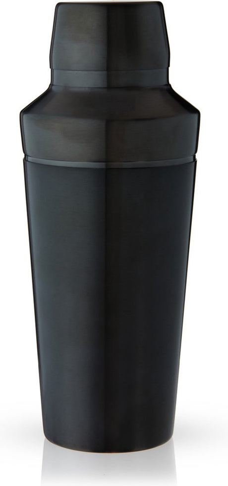 Tytanowy shaker do koktajli Viski - stal nierdzewna - 550ml - czarny