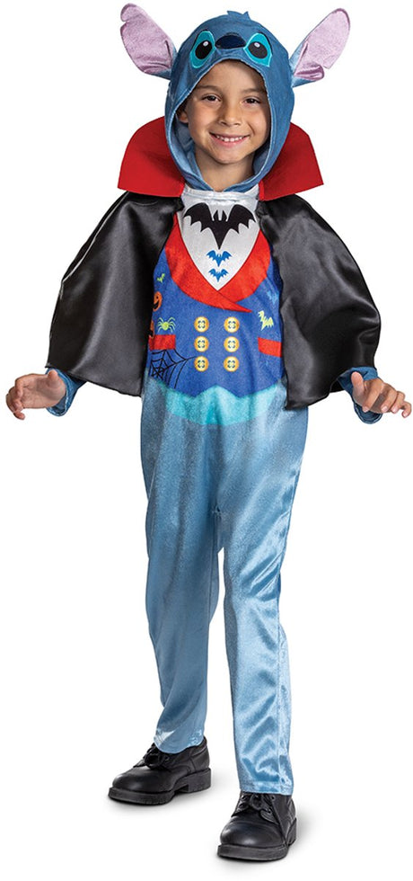 Przebranie Disney Lilo Stitch klasyczny kostium wampira niebieski 3-4 lata