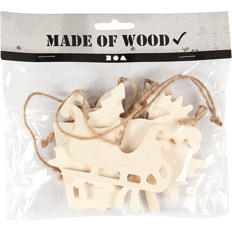 Creativ Company Ornaments Nurks, 6st.