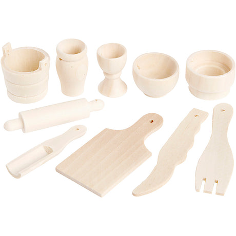 Firma Creativ Wooden Kitchen Peensils różnorodne, 10.