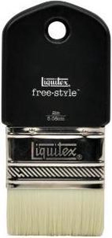 Pędzel płaski Liquitex 1301002 free style - krótka rączka, 50 mm, do malowania ścian i akrylu - duża łopatka 2