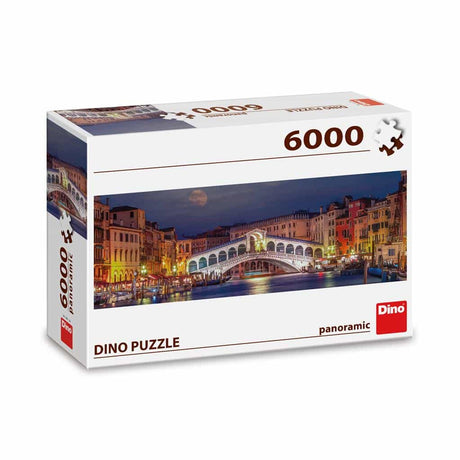 Puzzle dinozaurów Dinotoys z mostu Rialto w Wenecji, Włochy - 6000 elementów