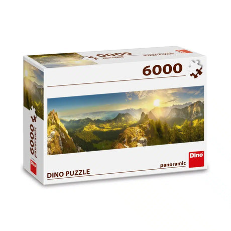 Puzzle dinozaurów Dinotoys z Jeziora Zuryskiego w Szwajcarii, 6000 elementów