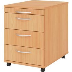 Bach mobilny młotek do blokowania szuflad 1606 bo melamina 428x800x760mm 4 szuflady buk