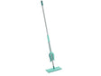 Wycieraczka podłogowa Leifheit Picobello m micro duo z rączką - szerokość wycierania 33 cm - turkusowo - szara