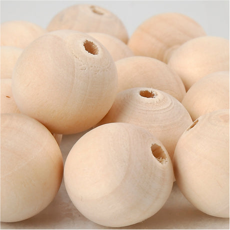 Https: www.cchobby.nl Koralik-drewniany-d-20-mm-rozmiar-otworu-4-mm-14-sztuka-1-pudełko