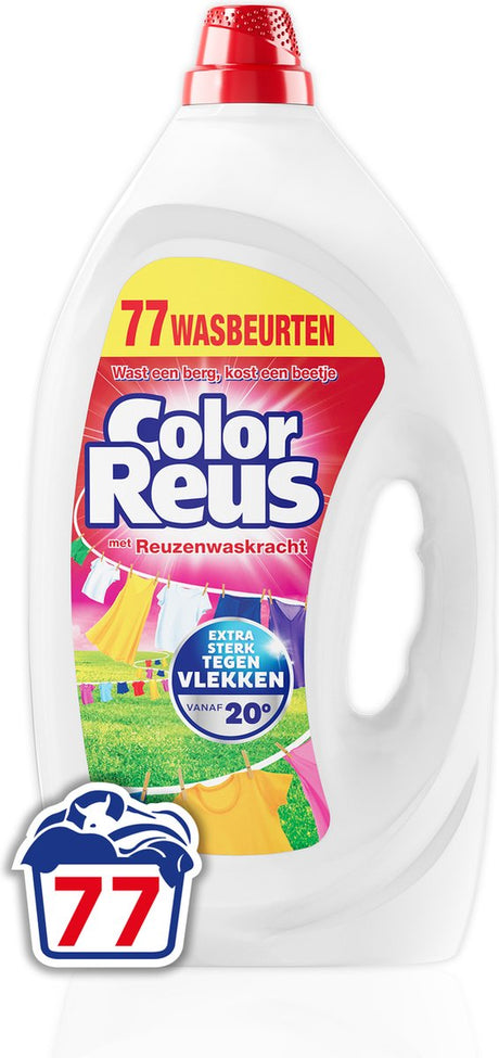 Kolorowy żel gigant - detergent w płynie - pranie kolorowe - opakowanie zbiorcze - 77 prań