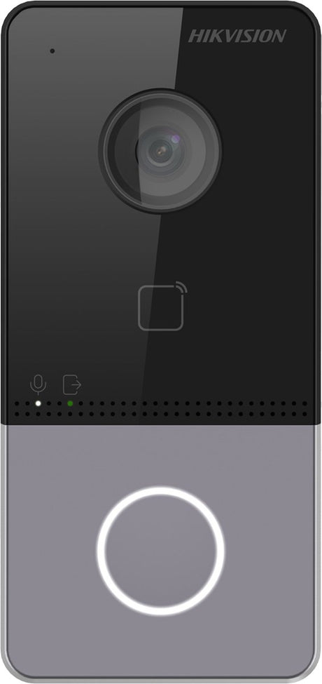 Hikvision DS-KV6113-WPE1(C) Wideodomofon IP 2MP Wi-Fi z PoE, czytnikiem kart Mifare i alarmem