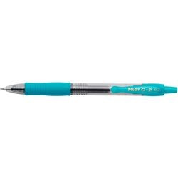 Długopis Pilot G-2 z turkusowym klipsem 0,4 mm