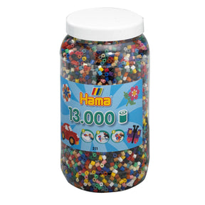 Koraliki do naprasowania Hama midi w doniczce - mix (067), 13 000 szt.