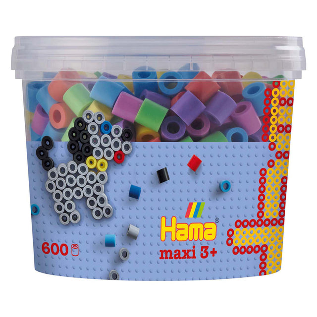 Hama Iron Beads Maxi w Bak - Pastelmix (050), 600st.