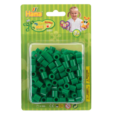 Koraliki do naprasowania Hama maxi zielone, 250 szt.