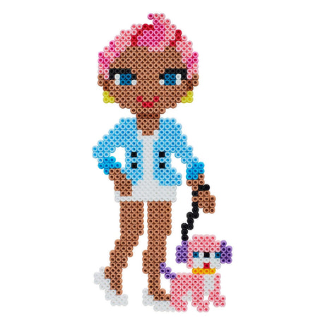Zestaw prezentowy do naprasowania koralików midi Hama - fashion girls, 4000 szt.