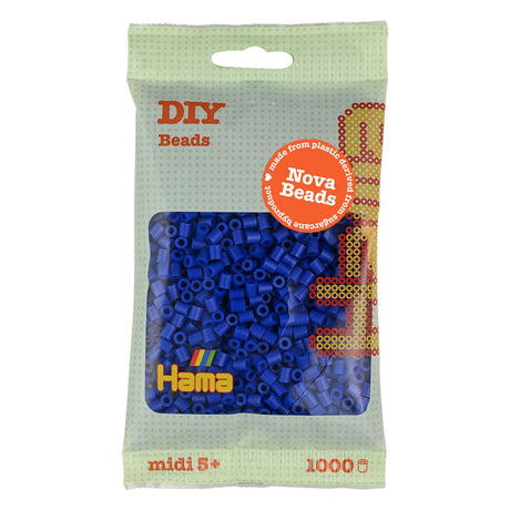 Koraliki do naprasowania Hama midi bio - niebieskie (008), 1000 szt.