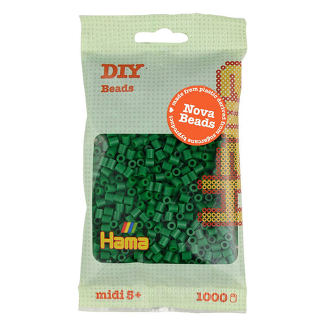 Koraliki do naprasowania Hama midi bio - zielone (010), 1000 szt.
