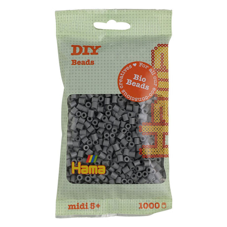 Koraliki do naprasowania Hama midi bio - szare (017), 1000 szt.