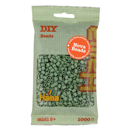 Koraliki do naprasowanki Hama midi bio - eukaliptus (101), 1000 szt.