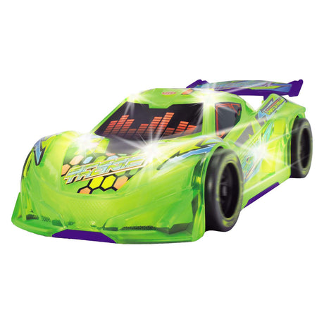 Zielony samochód wyścigowy Dickie Speed tronic
