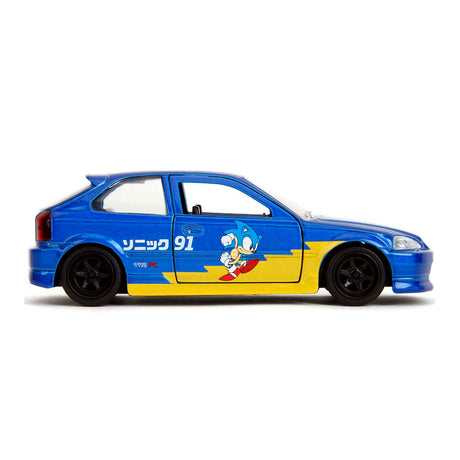 Zabawki Jada Sonic 1997 Honda Civic Type-R 1:33