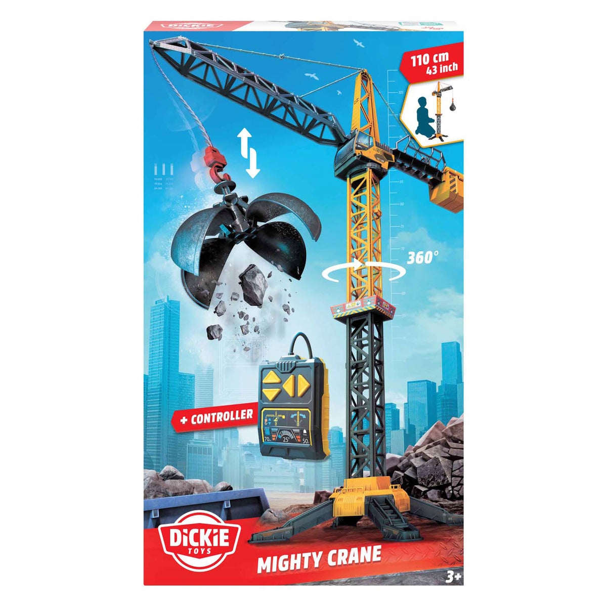 Dickie Simba - potężny dźwig - żuraw - 110cm - od 3 lat