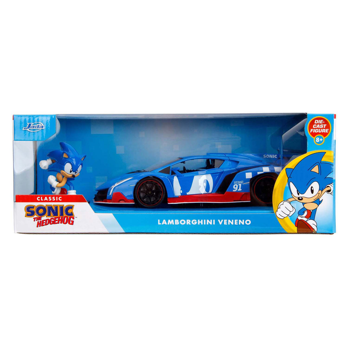 Zabawki Jada - sonic lamborghini veneno 1:24 - 9335433314r00
