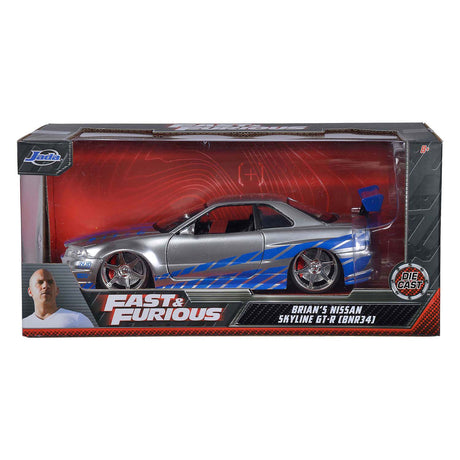Zabawki Jada - szybcy wściekli 2002 Nissan Skyline 1:24 - 9397158314r00