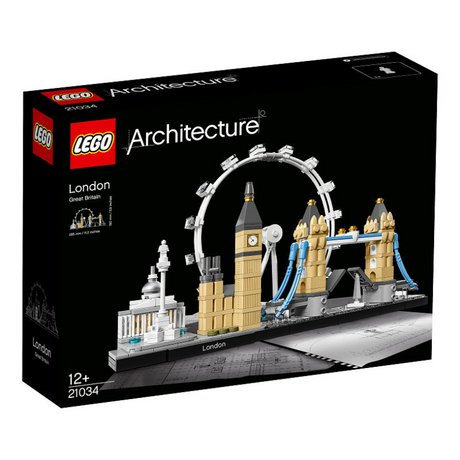 Zestaw LEGO Architecture London Skyline do dekoracji i budowania dla dorosłych 21034