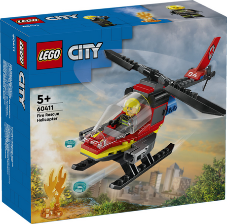 Lego miejski helikopter strażacki - 60411