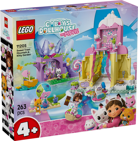 Lego ® Domek dla lalek Gabby, góra cukierków i ogród dla kociąt - 11205