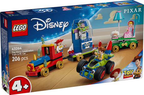 Zestaw Lego Disney i Pixar „Toy Story” – pociąg i samochodzik zdalnie sterowany – 43264