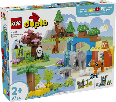Lego duplo Town 10446 Rodziny dzikich zwierząt 3 w 1