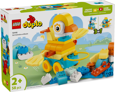 Lego Duplo 10448 Zabawka 3 w 1 Zwierzęta na kółkach