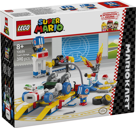 Lego Super Mario 72035 Mario Kart Garaż ropuch