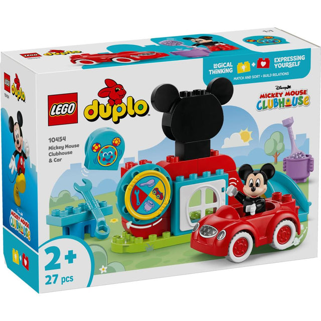 Lego Duplo 10454 Disney Klub i samochód Myszki Miki
