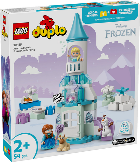Lego Duplo ǀ Disney Zestaw imprezowy Anna i Elsa w zamarzniętym zamku — 10455