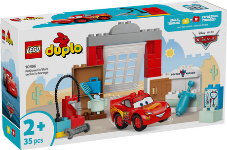 Lego Duplo Disney i Pixar Cars McQueens Wizyta w garażu dokumentów - 10456