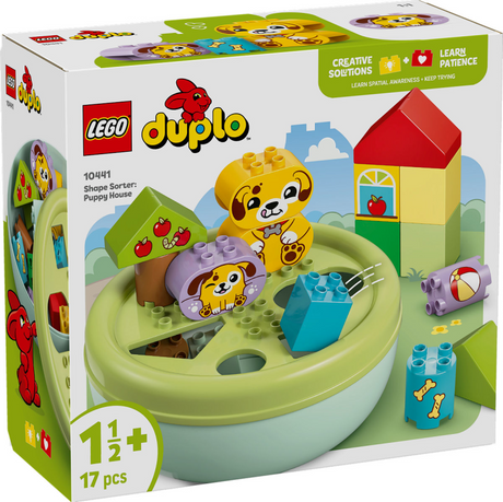 Lego ® Duplo® mój pierwszy sortownik kształtów: domek dla szczeniaka - 10441