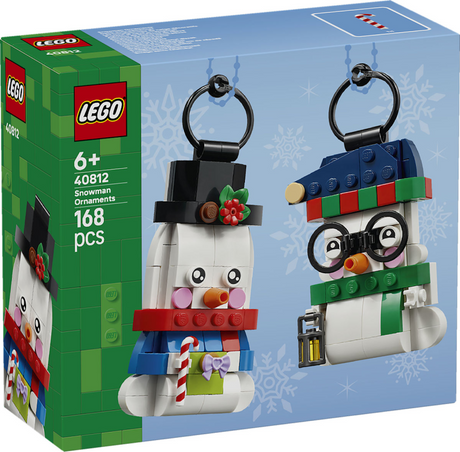 Lego kerst 40812 - sneeuwpopornamenten
