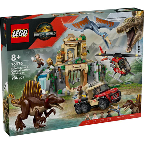 LEGO Jurassic World 76976 Misja powietrzna spinozaura i quetzalcoatlusa