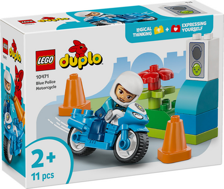 Lego Duplo 10471 niebieski motocykl policyjny