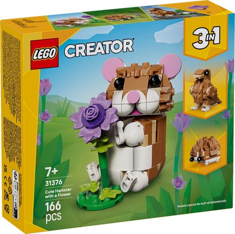 Lego® Creator 3w1 uroczy chomik z kwiatkiem - 31376