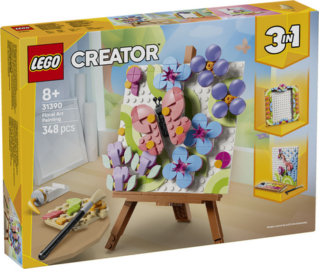Lego Creator 3w1 malowanie kwiatów kwiaty zabawki dla dzieci i dekoracja pokoju dziecięcego 31390