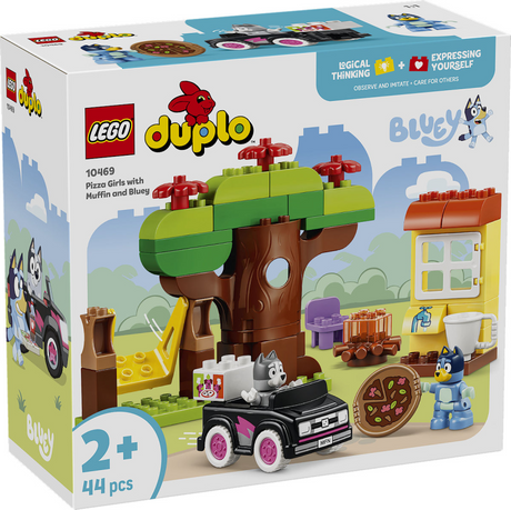 Lego 10469 Duplo Dziewczyny z niebieską pizzą z muffinką i blueyem