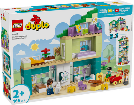 Lego Duplo Town 10470 - dom - 3 w 1 - zawiera figurki