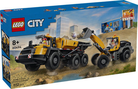 Zestaw LEGO City Wywrotka i ładowacz czołowy dla dzieci 60494