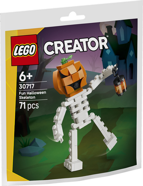 Kreator Lego - zabawny szkielet na Halloween - 30717