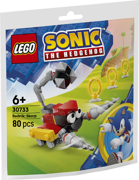 Lego Sonic the Hedgehog - Badnik: Zabawka konstrukcyjna Skorp (30733)