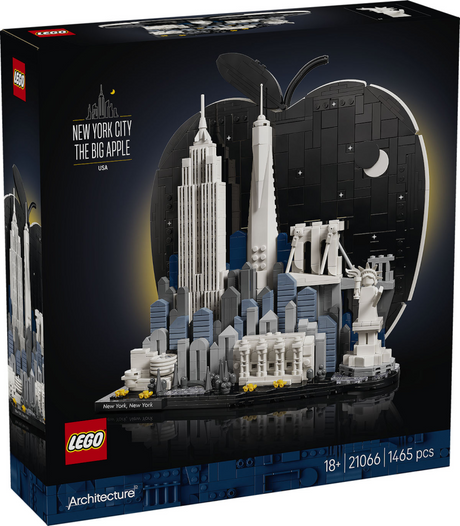 Lego Architecture Nowy Jork – zestaw do budowania wielkiego jabłka – 21066