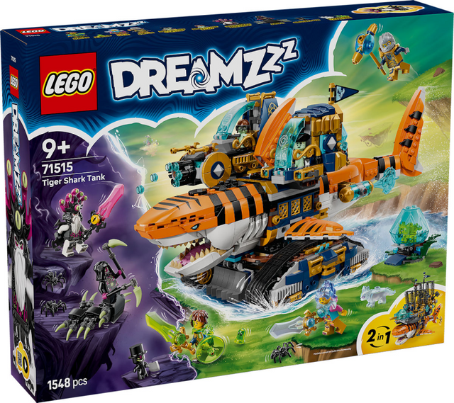 Lego Dreamzzz 71515 czołg z rekinem tygrysim