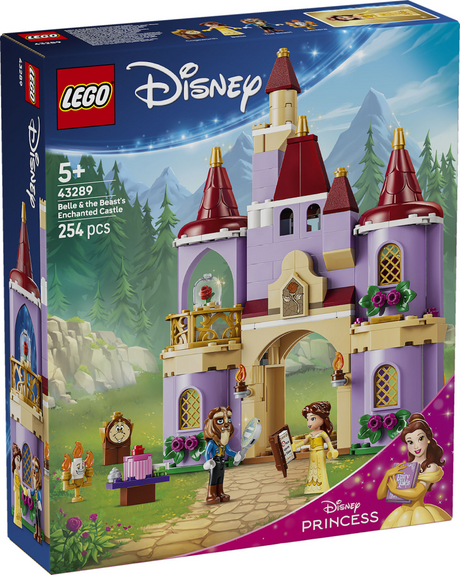 Lego ǀ Księżniczka Disneya Zaczarowany zamek pięknej i bestii zestaw do budowania dla dzieci 43289